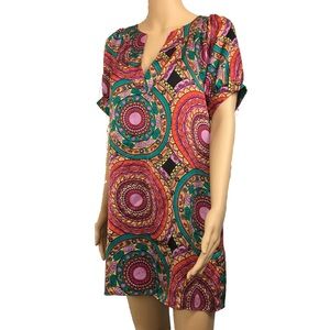 DejaVu 100% Silk Tunic Dress